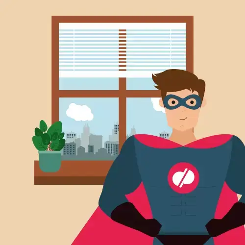 Ook superhelden werken thuis Ook superhelden werken thuis